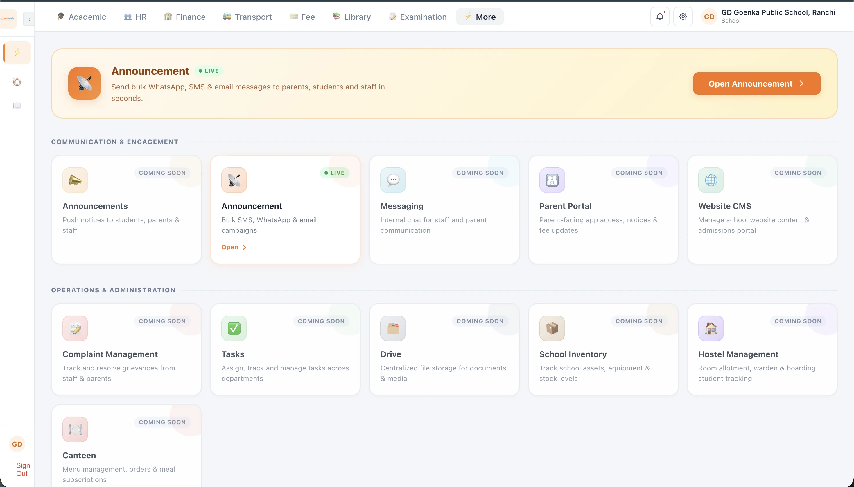 Edusoft — School & College Management Software (ERP)